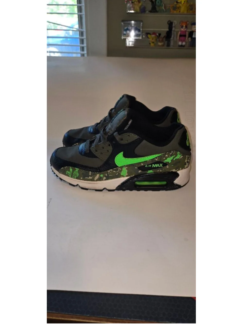 Boys Nike Air Max Sneakers 7y (Big Boy) Green Black Camo